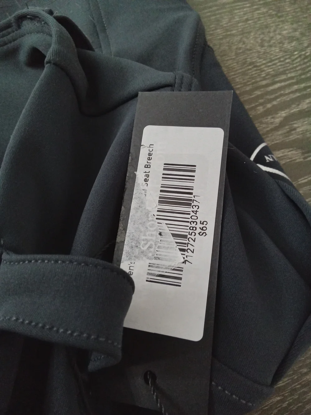 NWT Free Ride Equestrian Kids Full Seat Riding Breeches Black Size 8-9